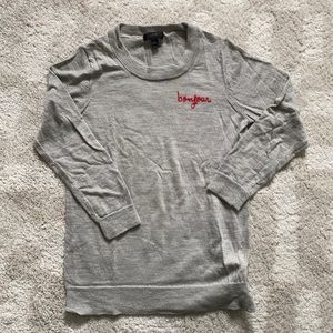 JCrew 3/4 length sleeve sweater - Bonjour